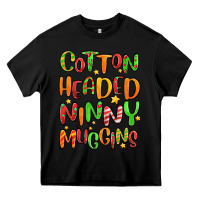 Black cotton headed ninny muggins Heavy Core Tee - MaliasSmallBusiness