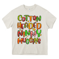 Cream cotton headed ninny muggins Heavy Core Tee - MaliasSmallBusiness