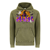Vintage Olive Halloween Mama Vintage Hoodie - texasbilliewilder