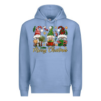 Colony Blue Merry Christmas Gnomes Premium Hoodie - BundleAndBundleShop