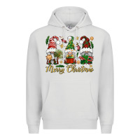Dove Grey Merry Christmas Gnomes Premium Hoodie - BundleAndBundleShop