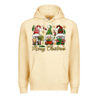 Pina Colada Merry Christmas Gnomes Premium Hoodie - BundleAndBundleShop
