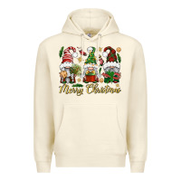 Sandshell Merry Christmas Gnomes Premium Hoodie - BundleAndBundleShop