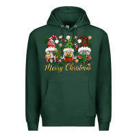 Sports Green Merry Christmas Gnomes Premium Hoodie - BundleAndBundleShop
