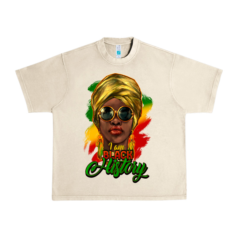 I Am Black History Urban Heavy Tee by NancyCooperArtShop | Teevron