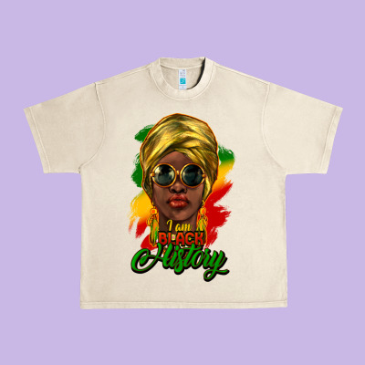 I Am Black History Urban Heavy Tee Designed By Nancycooperartshop