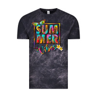 Cloud Black summer vibes Vintage Tee - NancyCooperArtShop