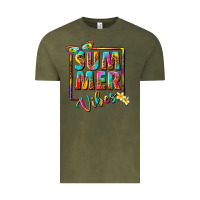 Vintage Olive summer vibes Vintage Tee - NancyCooperArtShop