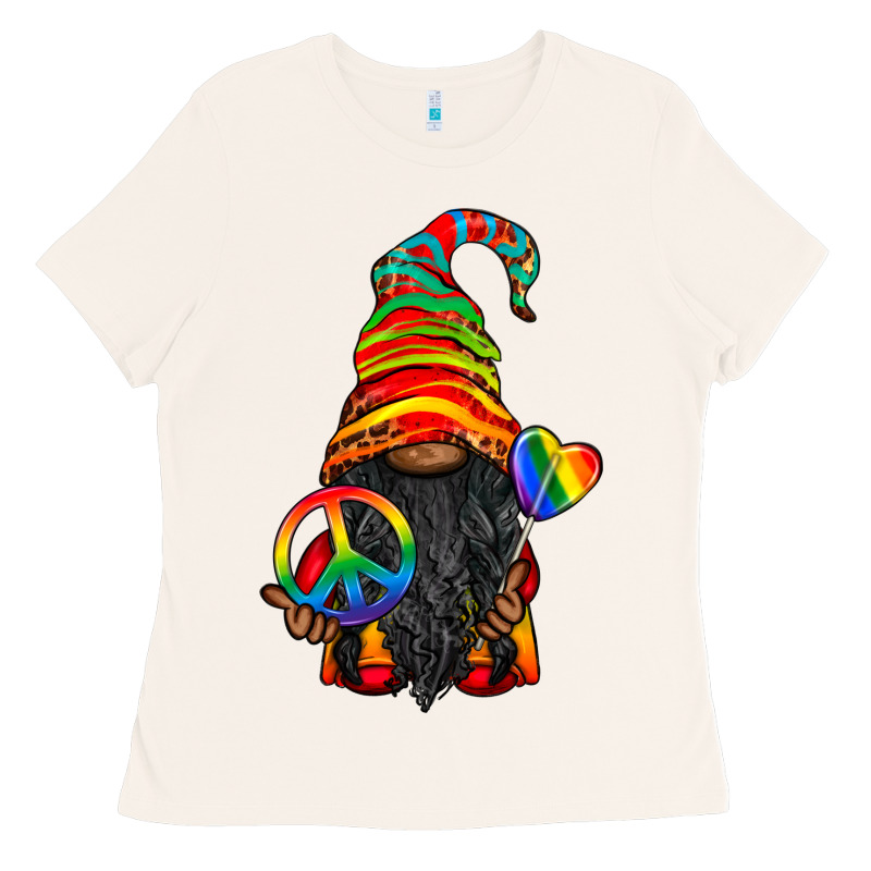 Lgbtq+ Pride Gnome With Candy Ladies Tee by BundleAndBundleShop | Teevron