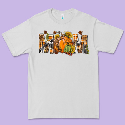 Western Mom With Pumpkins Premium Tee Designed By Bundleandbundleshop