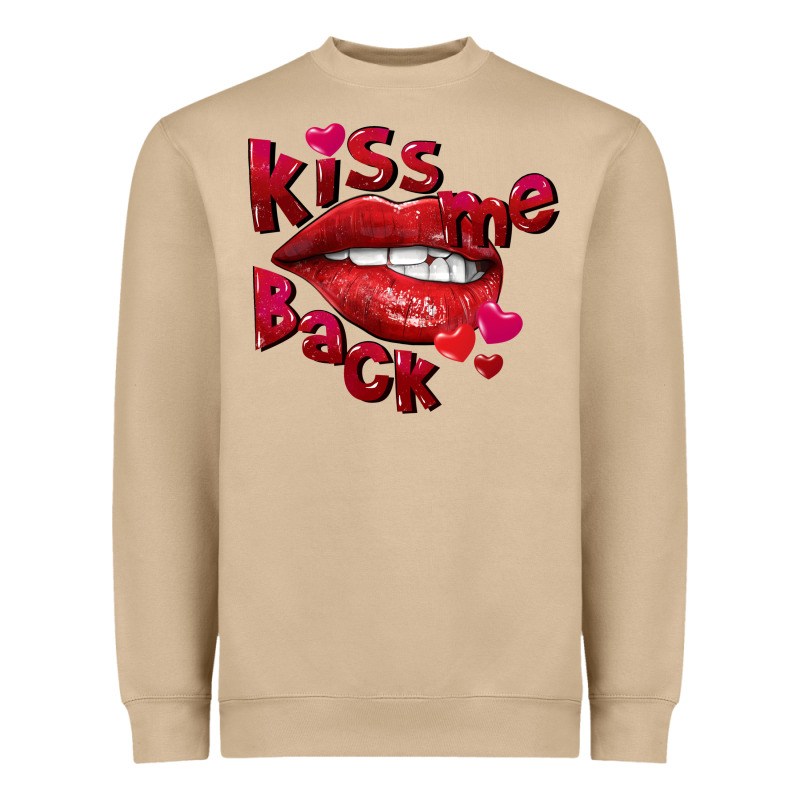 Kiss Me Back Valentine's Day Heavyweight Sweatshirt by FaDigitalArtStudio | Teevron