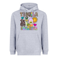 Heather Grey Tequila Sunshine Heavyweight Hoodie - CowhideDigitalArt