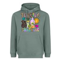 Sage Tequila Sunshine Heavyweight Hoodie - CowhideDigitalArt