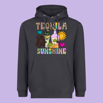 Tequila Sunshine Heavyweight Hoodie Designed By Cowhidedigitalart