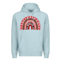 Blue Mist valentines day rainbow Premium Hoodie - RanaPortraitStore