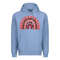Colony Blue valentines day rainbow Premium Hoodie - RanaPortraitStore