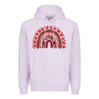 Lilac valentines day rainbow Premium Hoodie - RanaPortraitStore