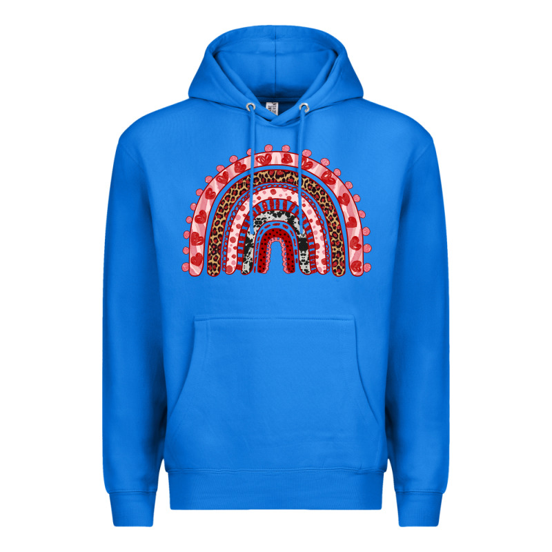 Valentines Day Rainbow Premium Hoodie by RanaPortraitStore | Teevron