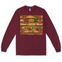 Burgundy juneteenth breaking every chain since 1865 Long Sleeve Tee - TumblerDesignByShophia