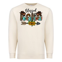 Sandshell blessed nana Premium Sweatshirt - CowhideDigitalArt