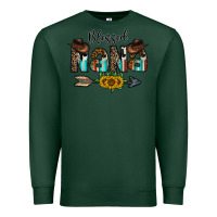 Sports Green blessed nana Premium Sweatshirt - CowhideDigitalArt