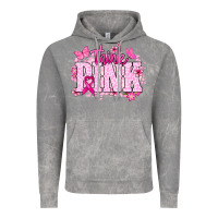 Cloud Rock Think pink Vintage Hoodie - NancyCooperArtShop