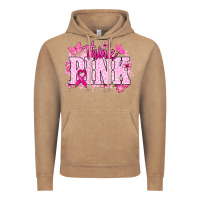 Vintage Coffee Think pink Vintage Hoodie - NancyCooperArtShop