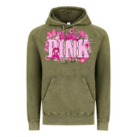 Vintage Olive Think pink Vintage Hoodie - NancyCooperArtShop
