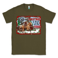 Army Green christmas is best at the farm Classic Tee - RanaPortraitStore