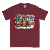 Burgundy christmas is best at the farm Classic Tee - RanaPortraitStore