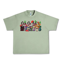 Oil Green Dia De Los Muertos Urban Heavy Tee - texasbilliewilder