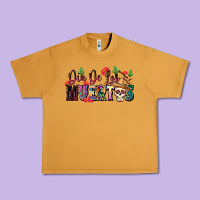 Dia De Los Muertos Urban Heavy Tee Designed By Texasbilliewilder