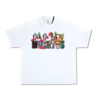 White Dia De Los Muertos Urban Heavy Tee - texasbilliewilder