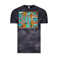 Cloud Black western nana Vintage Tee - RanaPortraitStore