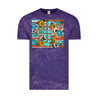 Cloud Purple western nana Vintage Tee - RanaPortraitStore