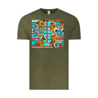 Vintage Olive western nana Vintage Tee - RanaPortraitStore