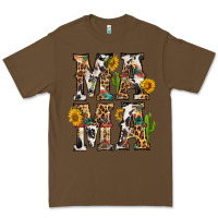 Cacao Western Mama With Sunflowers Premium Tee - BundleAndBundleShop