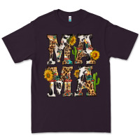 Plum Western Mama With Sunflowers Premium Tee - BundleAndBundleShop