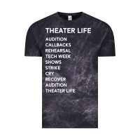 Cloud Black theater life funny Vintage Tee - DesigneFamous