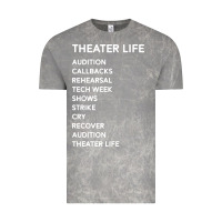 Cloud Rock theater life funny Vintage Tee - DesigneFamous