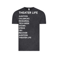 Vintage Black theater life funny Vintage Tee - DesigneFamous