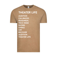 Vintage Coffee theater life funny Vintage Tee - DesigneFamous