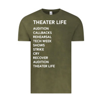 Vintage Olive theater life funny Vintage Tee - DesigneFamous