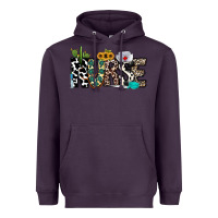 Plum nurse leopard and cowhide Heavyweight Hoodie - CowhideDigitalArt