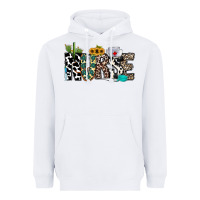 White nurse leopard and cowhide Heavyweight Hoodie - CowhideDigitalArt