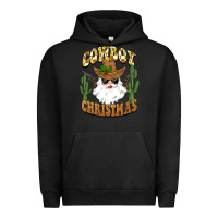 Pigment Black cowboy christmas santa Urban Hoodie - BarkalooDesign