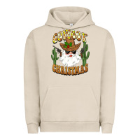 Pigment French Oak cowboy christmas santa Urban Hoodie - BarkalooDesign