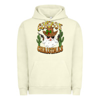 Pigment Pistachio cowboy christmas santa Urban Hoodie - BarkalooDesign