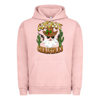 Pigment Salmon cowboy christmas santa Urban Hoodie - BarkalooDesign