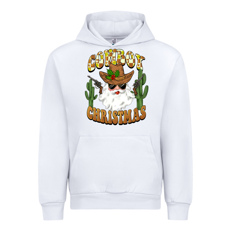Cowboy Christmas Santa Urban Hoodie by BarkalooDesign | Teevron